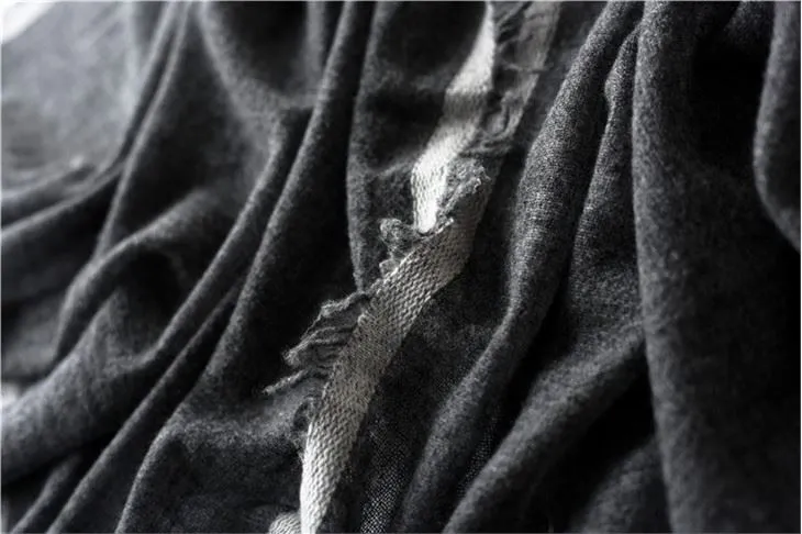 Hot Selling Pashmina Plain Dyed Scarf Wool Cashmere Shawl For Women