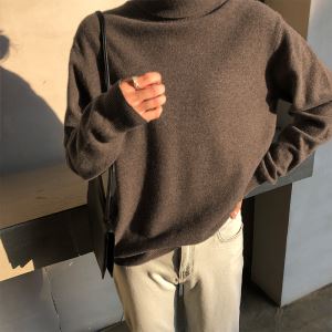 Lässiger Lady Cashmere Rollkragenpullover